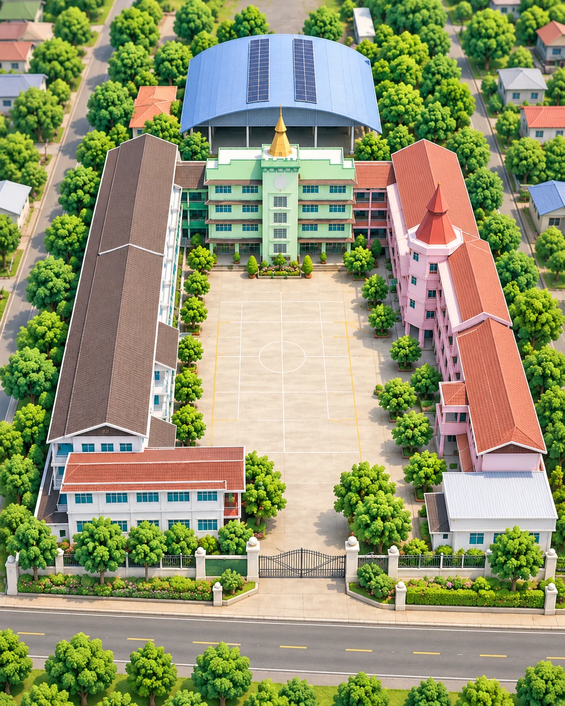 แผนที่ภารกิจโรงเรียนใบบุญลำพูน